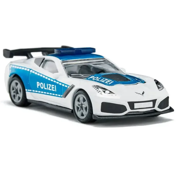 SIKU Chevrolet Corvette ZR1 Polizeiauto 1/64 Bild 2