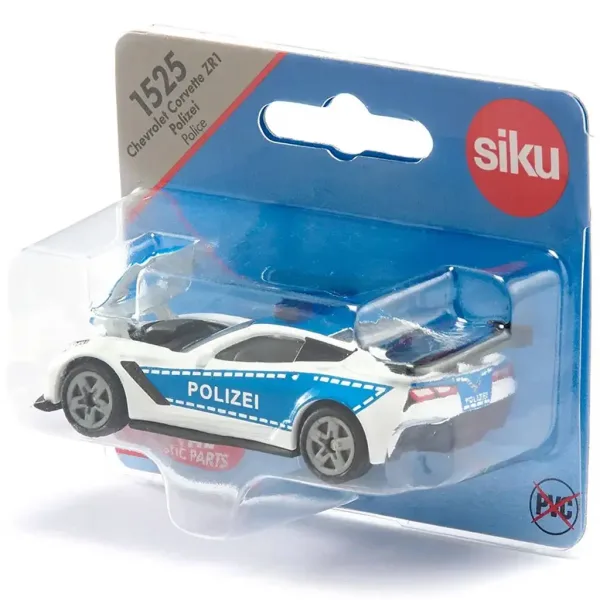 SIKU Chevrolet Corvette ZR1 Polizeiauto 1/64 Bild 5
