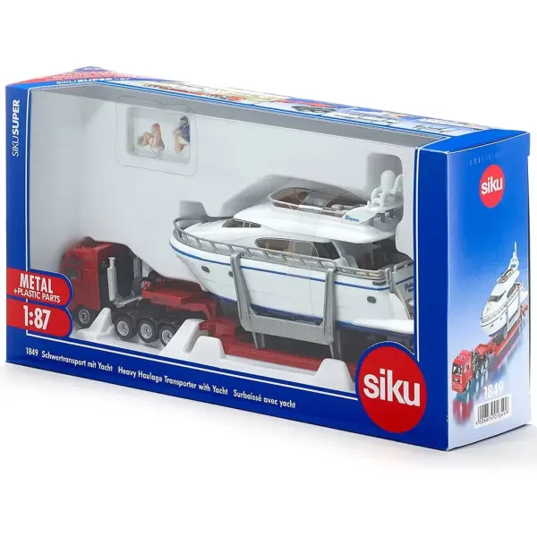 SIKU MAN LKW mit Anhänger und Yacht 1/87 Bild 3
