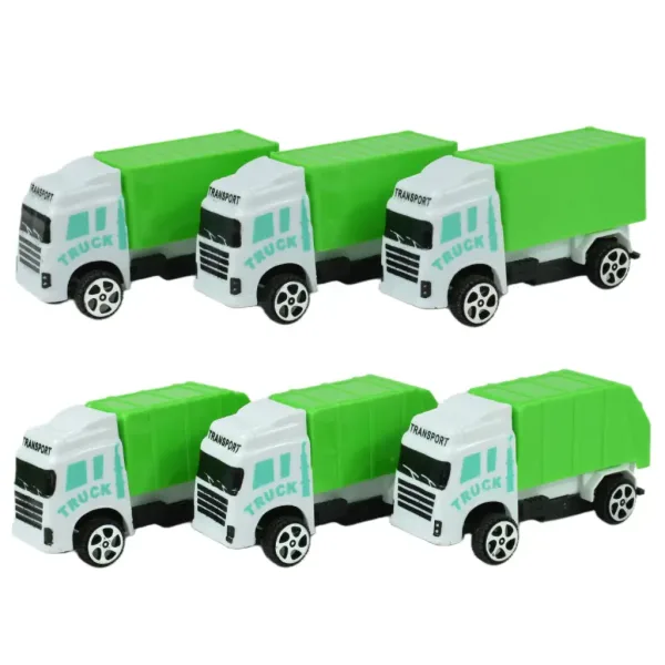 Sanitation Truck: 12-teiliges Müllwagen-Set 1/64 Bild 3