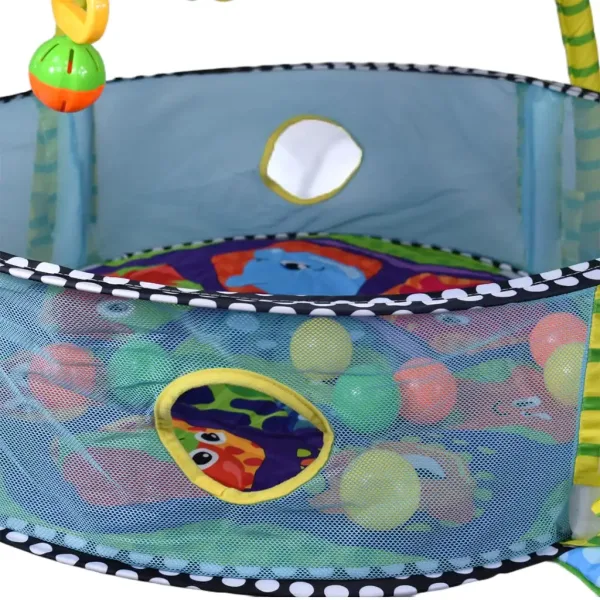 Schildkröten-Babypool mit Bällen und Zubehör 70x90cm Bild 3