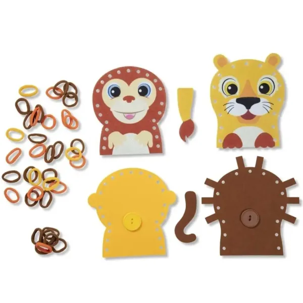Schlaufe es! Wildtier-Puppenmacher-Kreativspielset - Melissa & Doug Bild 5