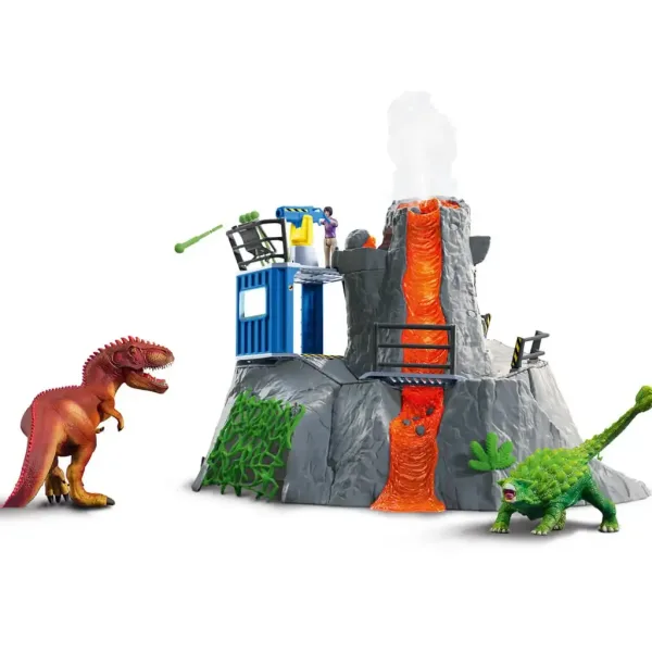 Schleich: Das große Vulkanexpedition Spielset mit Dinosauriern (42564) Bild 2