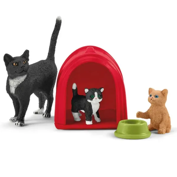Schleich: Farm World - Spielerlebnis für niedliche Katzen Spielset (42501) Bild 3