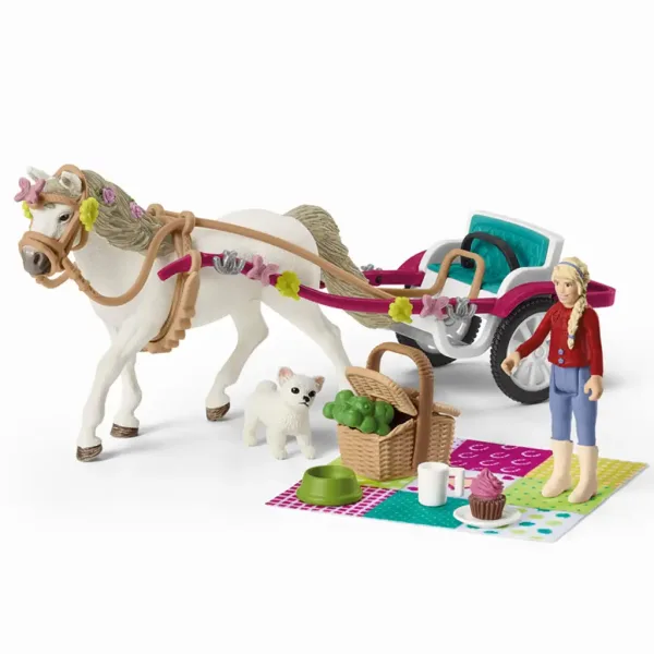 Schleich: Horse Club - Wagen für Pferdeshow mit Picknick Spielset (42467) Bild 2