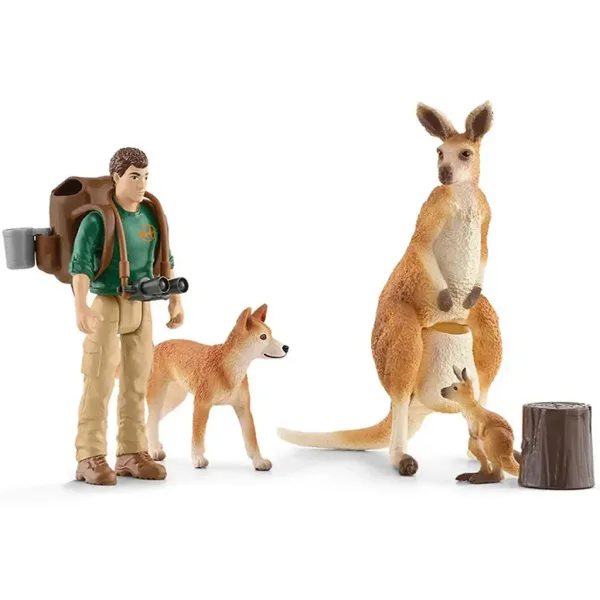Schleich: Wild Life - Känguru Abenteuer Figurenset (42550) Bild 2