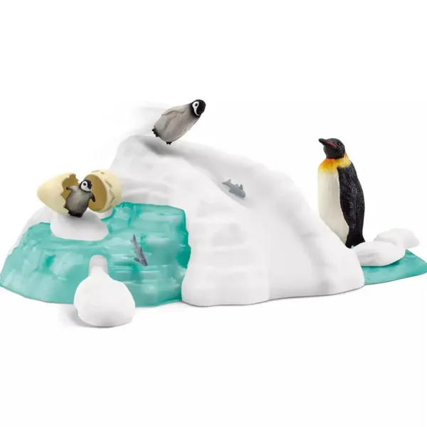 Schleich: Wild Life - Pinguin Familienspaß Figurenset (42661) Bild 2