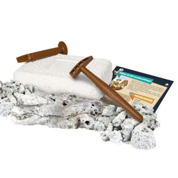 Science&Play: Archeofun Leuchtender Velociraptor Ausgrabungsset - Clementoni Bild 2