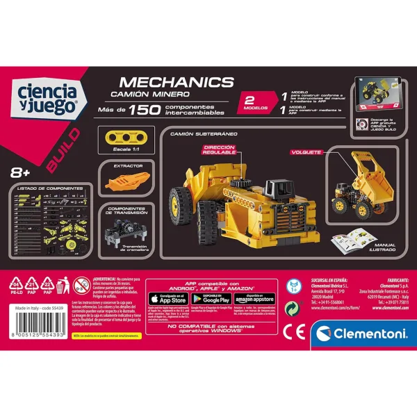Science & Play: Mehanics Bergwerkswagen-Bausatz - Clementoni Bild 3