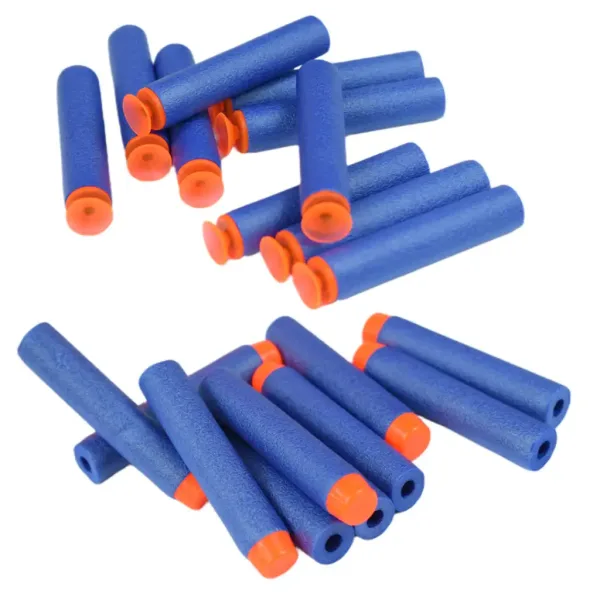 Soft Bullet Gun: Elektrische Schaumstoffpistole mit Magazin und Munition in zwei Varianten 60cm Bild 3