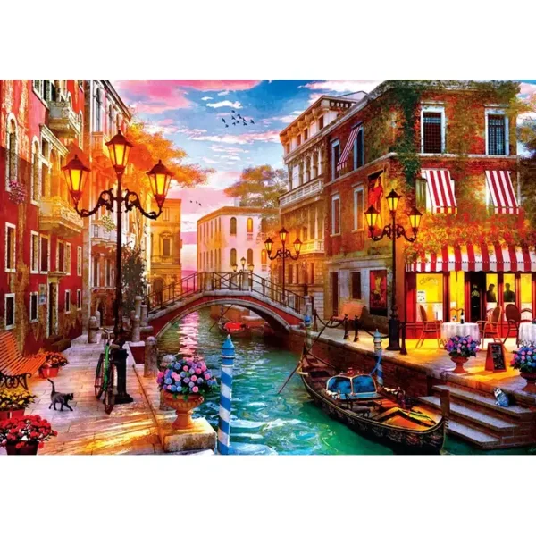 Sonnenuntergang in Venedig 500-teiliges HQC Kompaktpuzzle - Clementoni Bild 2
