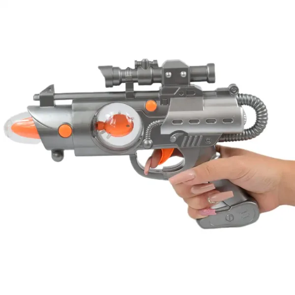 Space Warior: Elektrische Weltraumwaffe mit Licht und Ton 27 cm Bild 4
