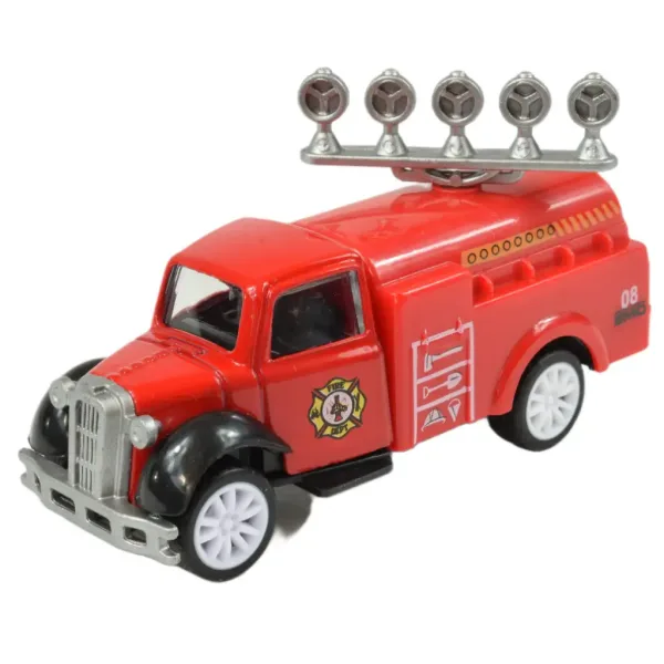 Speed Racer: Schwungrad-Feuerwehrwagen in verschiedenen Ausführungen 7cm 1 Stück Bild 2