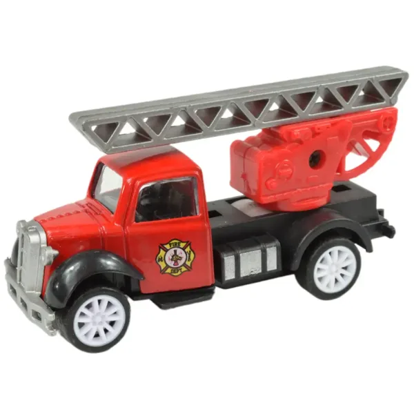 Speed Racer: Schwungrad-Feuerwehrwagen in verschiedenen Ausführungen 7cm 1 Stück Bild 4