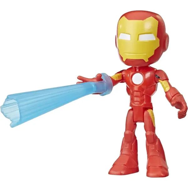 Spider-Man: Spidey und seine Super-Freunde Iron Man Spielfigur mit Zubehör 10 cm - Hasbro Bild 2