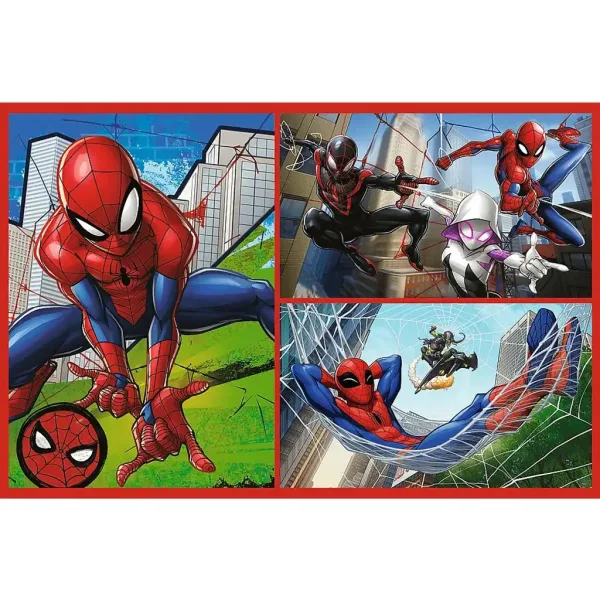 Spider-Man Spinnengeschichten 2x70 Teile Puzzle - Trefl Bild 2