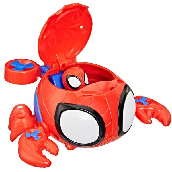 Spidey und seine Super-Freunde: Waterwebs Figuren und farbwechselnde Fahrzeuge – Spider Crab – Hasbro Bild 2
