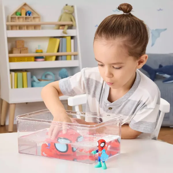 Spidey und seine Super-Freunde: Waterwebs Figuren und farbwechselnde Fahrzeuge – Spider Crab – Hasbro Bild 3