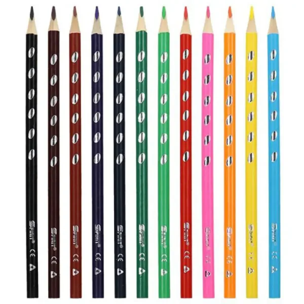 Spirit: Dreieckiger Premium-Buntstift 12er-Set Bild 2