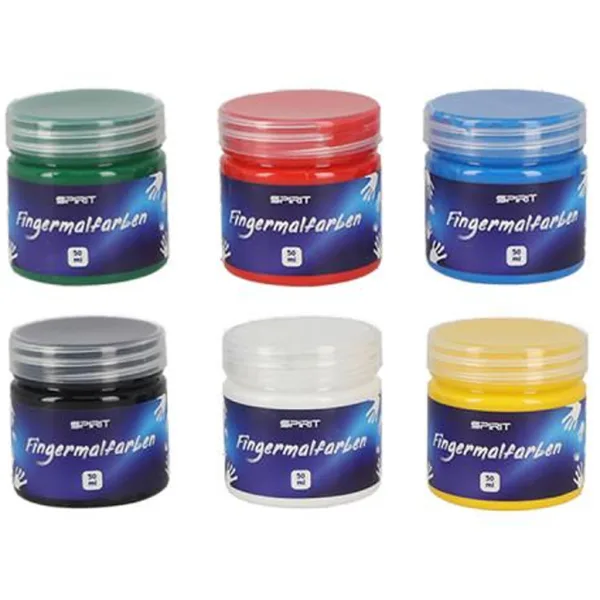 Spirit: Fingerfarben-Set 6 x 50 ml Bild 2
