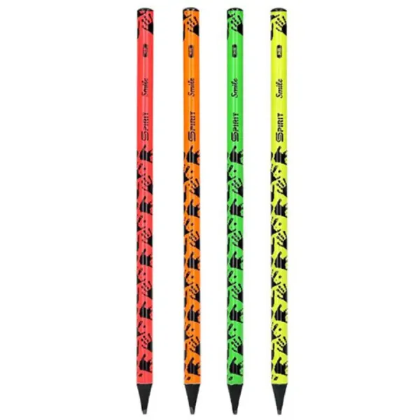 Spirit: HB-Bleistift mit Handabdruckmuster in verschiedenen Farben, 1 Stück Bild 2