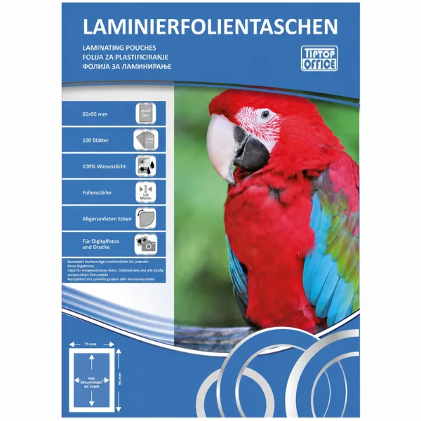 Spirit: Laminierfolie, 100er-Pack, 65 x 95 mm Bild 1