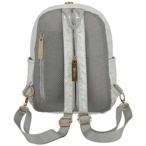 Spirit: Lizzy weißer abgerundeter Schulranzen, Rucksack 27x12,5x33cm Bild 2