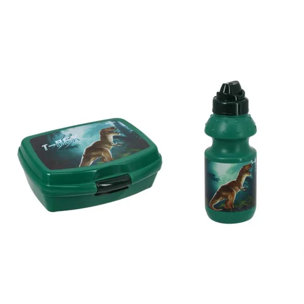Spirit: Lunchbox- und Trinkflaschen-Set mit T-Rex-Motiv Bild 2