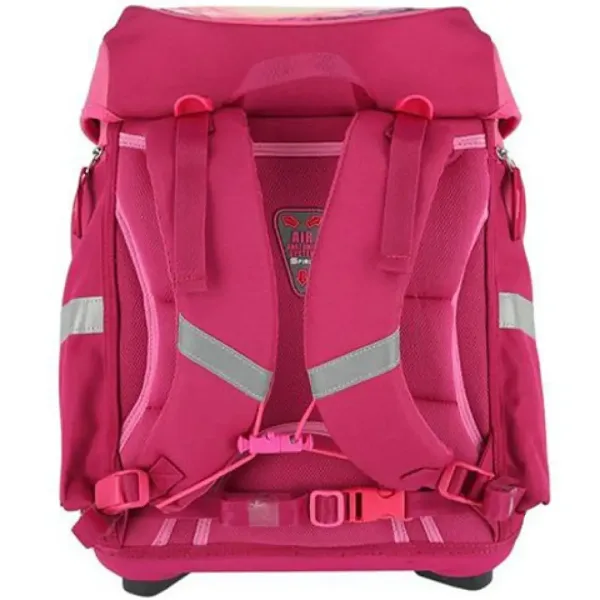 Spirit: Magisches Einhorn 3D-Muster ergonomisches 5-teiliges Schulranzen-Set mit LED-Beleuchtung 34x22x41cm Bild 3