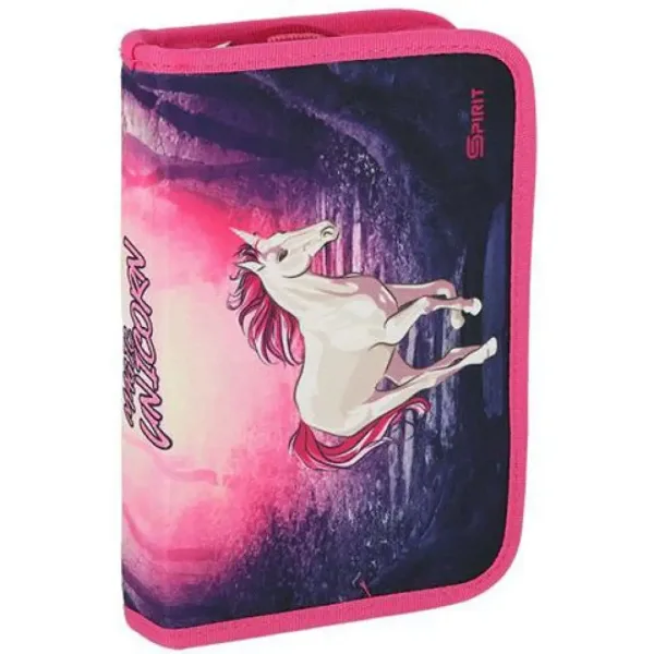 Spirit: Magisches Einhorn 3D-Muster ergonomisches 5-teiliges Schulranzen-Set mit LED-Beleuchtung 34x22x41cm Bild 6