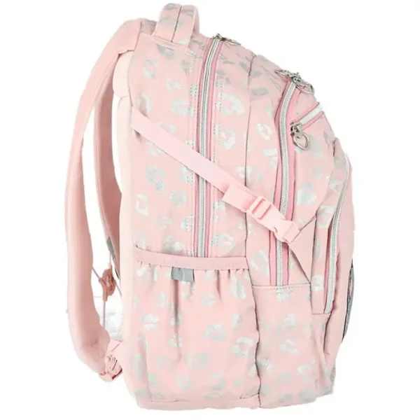 Spirit: Masha-Bär rosa abgerundeter Schulrucksack, Rucksack 46x31x21cm Bild 2