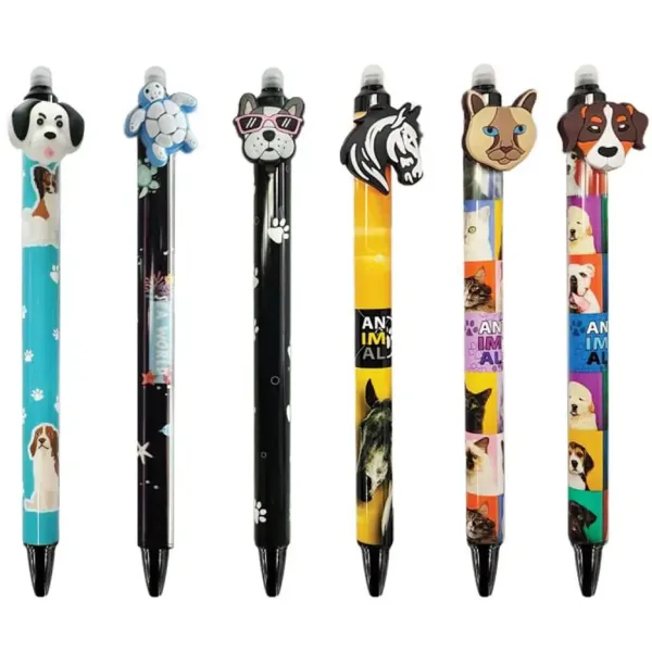 Spirit: Radierbarer Gelstift mit Tiermuster 1 Stk. Bild 2