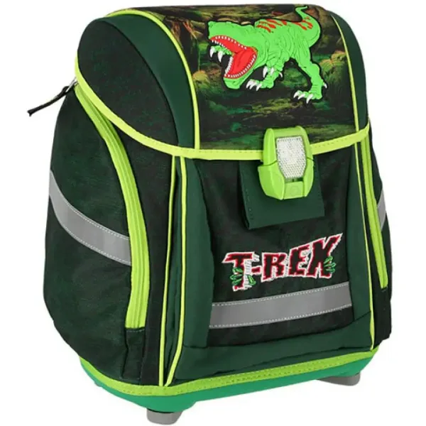 Spirit: T-Rex, 3D-Muster, LED-Schulranzen, Rucksack 5-teiliges Set Bild 2