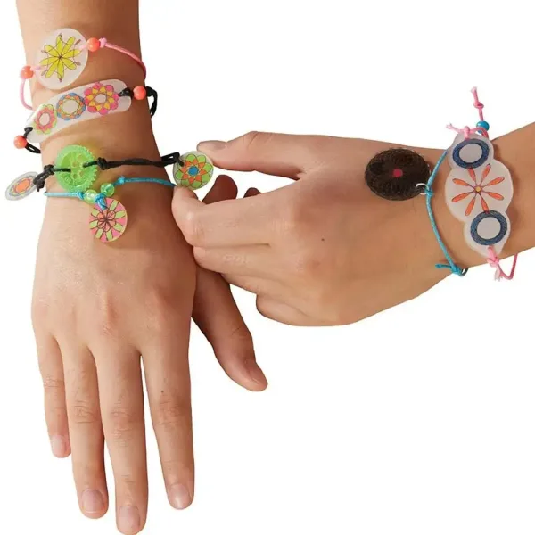 Spirograph: Kreativset für Schmuck zum Aufbügeln Bild 6