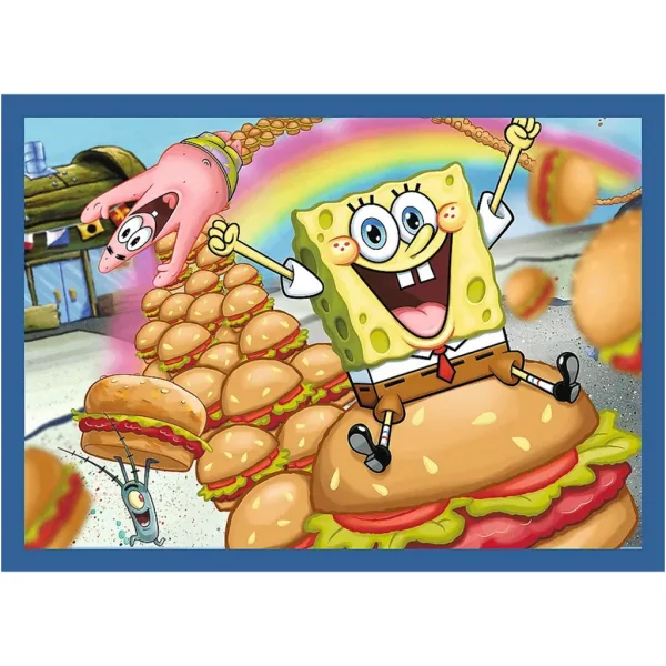 SpongeBob 4-in-1 Puzzle mit 35, 48, 54 und 70 Teilen - Trefl Bild 3