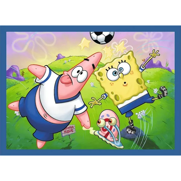 SpongeBob 4-in-1 Puzzle mit 35, 48, 54 und 70 Teilen - Trefl Bild 5