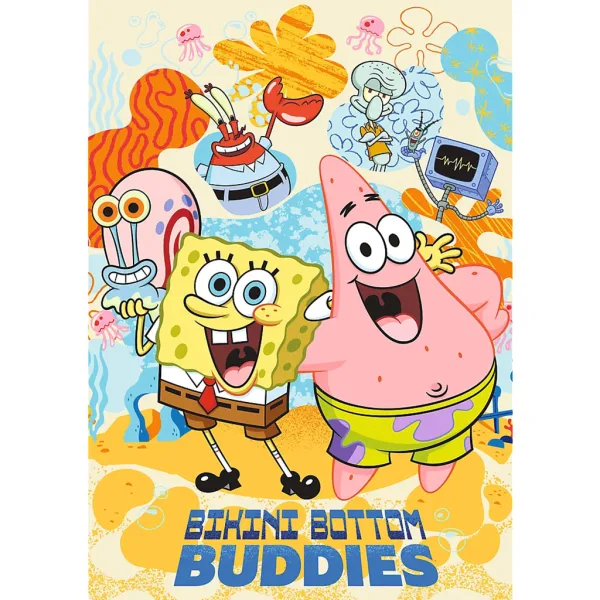 SpongeBob Schwammkopf Bikinibottoms beste Freunde 1000-teiliges Premium Plus Quality Puzzle – Trefl Bild 2