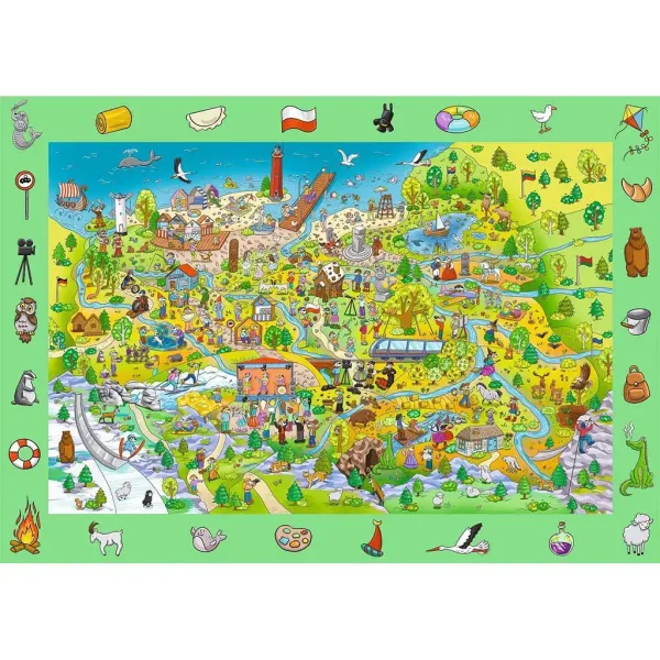 Spy Guy 100-teiliges Puzzle Polen - Trefl Bild 2