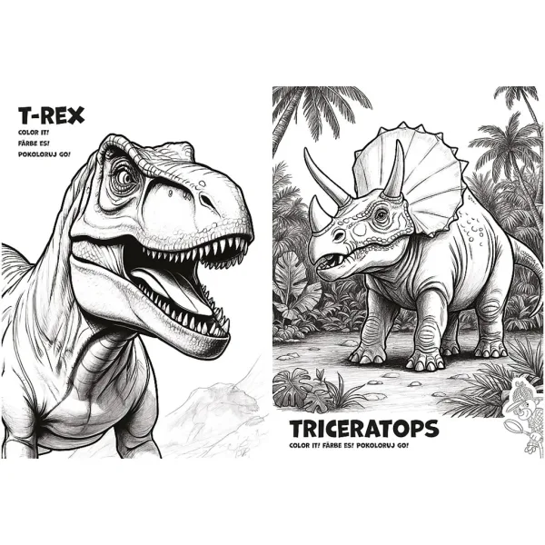 Spy Guy Dinosaurier Malbuch – Trefl Bild 2