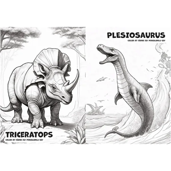 Spy Guy Dinosaurier Malbuch – Trefl Bild 3