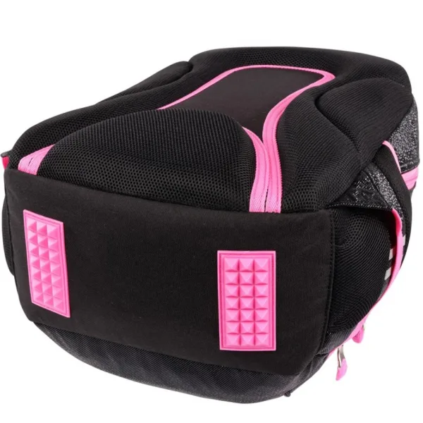St.Right Black Glitter Schulranzen, Rucksack BP26 39x27x17cm Bild 3