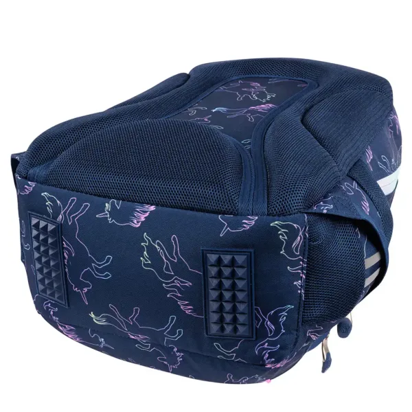 St.Right Dream Einhorn dreifach unterteilte Schultasche, Rucksack 39x27x17cm Bild 5