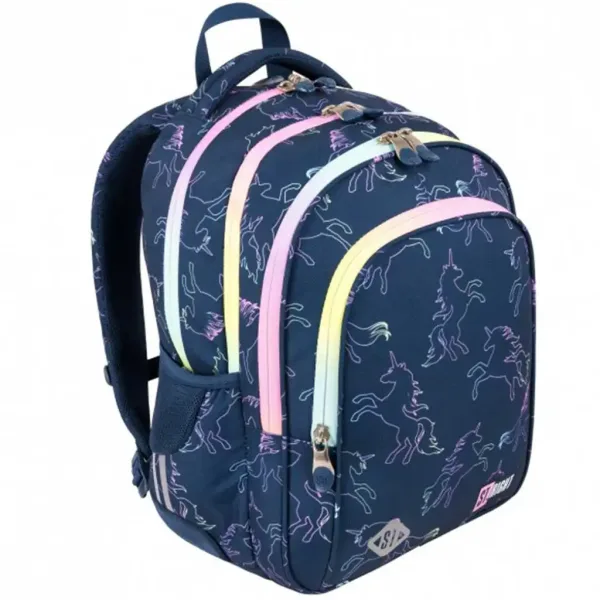 St.Right: Dream Einhorn-Schultasche mit vier Fächern, Rucksack Bild 2