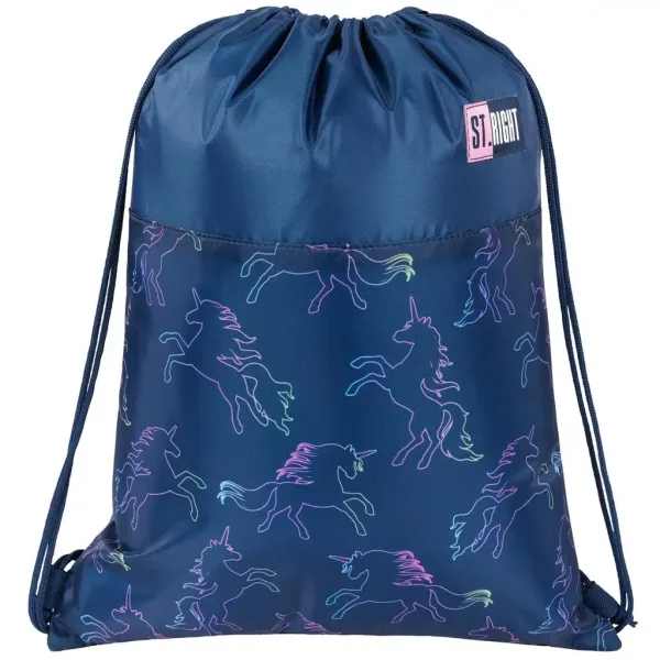St.Right Dream Unicorn Turnbeutel, Sportbeutel 43x32cm Bild 1