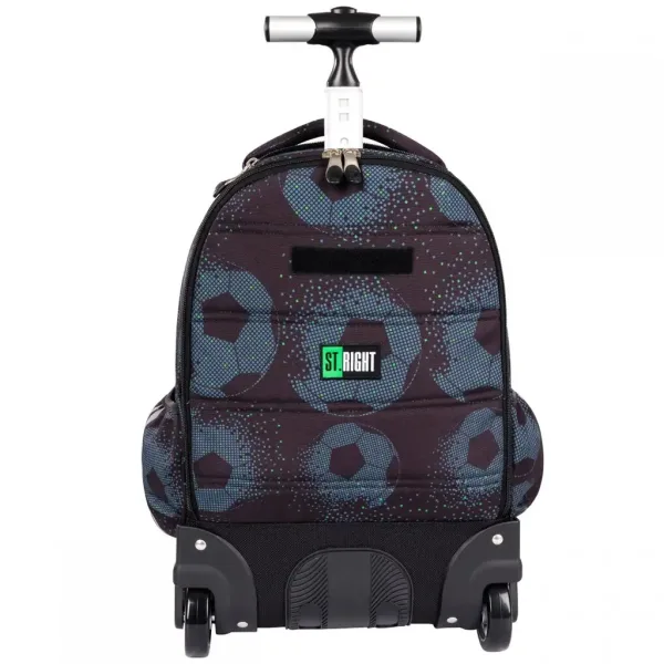 St.Right Football rollbarer Schulrucksack TB01 43x32x25cm Bild 3