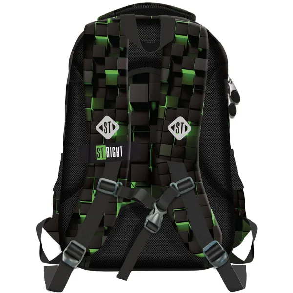 St.Right Green Game Schulranzen, Rucksack BP77 44x29x22 cm Bild 2