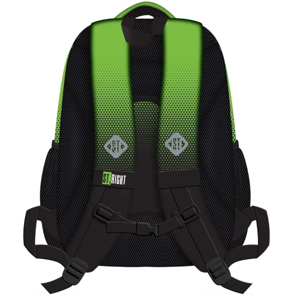 St.Right Green Gradien Schulranzen, Rucksack BP05 42x30x19cm Bild 2