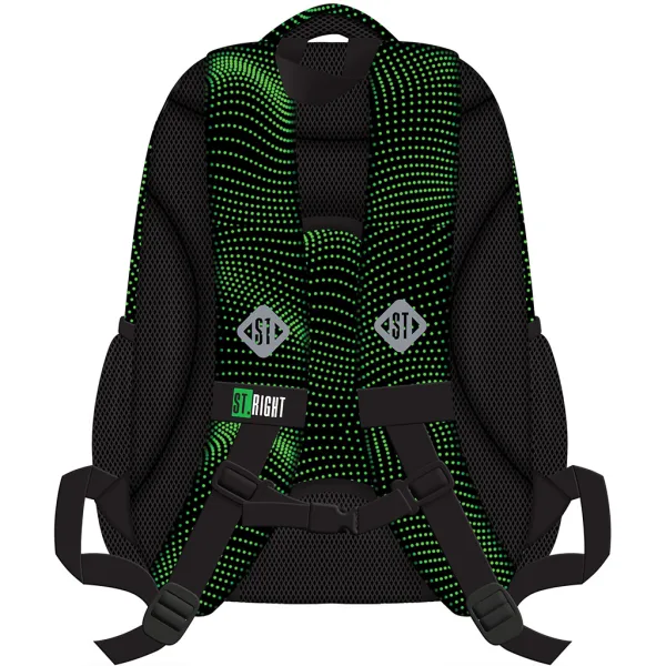 St.Right Green Halfton ergonomischer Schulranzen, Rucksack BP05 42x30x19cm Bild 2