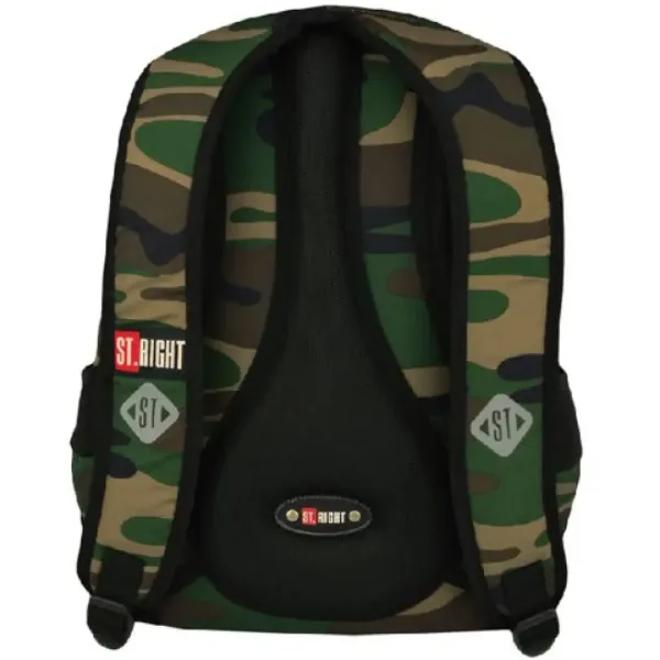 St.Right Moro tarnfarbener zweifach unterteilter Schulranzen, Rucksack Bild 2