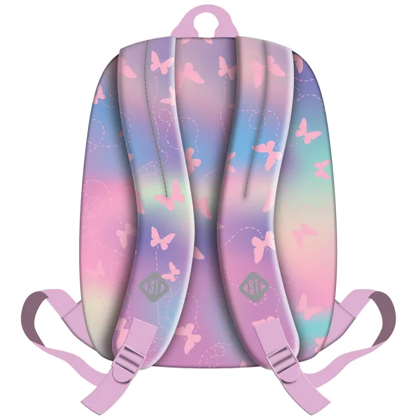 St.Right Pink Butterfly rosa Schmetterling-Schulranzen, Rucksack BP33 40x27x17cm Bild 2